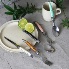 알비스 커트러리 3종세트 5color 예쁜커트러리 포크스푼, 민트