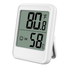 미니 디지털 온습도계 자석부착 계 탁상용 벽걸이 DC_, 1개