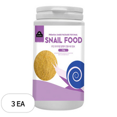구딘 프리미엄 달팽이 전용사료 점보, 750g, 3개