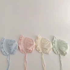미소 봄날보넷모자 아기모자 봄 가을모자