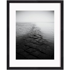 Eletecpro 27.9x35.6cm(11x14인치) 사진 액자 유리 커버가 있는 단단한 나무로 제작 수평 및 수직 디스플레이 20.3x25.4cm(8x10인치) 및 21, 1, 블랙