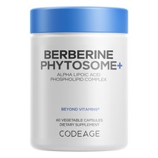 Codeage 小檗鹼植萃膠囊+植物膠囊, 1個, 60錠