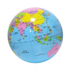 어린이 대형 트렌디 지구본 풍선 40cm 1P 학습 교구 장난감, 상세페이지 참조