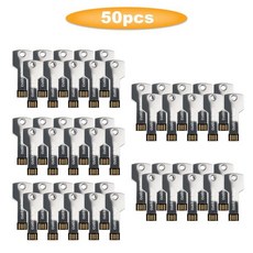 usb16기가 50 개/몫 스테인레스 스틸 금속 USB 플래시 드라이브 키 64 바이트 32 16 8 4 20 실제 스틱 무료 로고, 128M