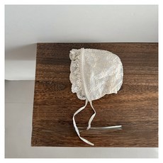 제니플로티 여아모자 아기모자 퓨어리 레이스 보넷