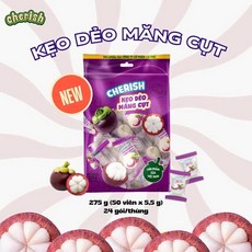 체리쉬 망고스틴 젤리 - Keo deo mang cut Lai Phu - Cherish Mangosteen Jelly, 2개, 275g
