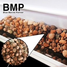 다팜아쿠아 BMP 견운모 여과재 1L 상면 여과기 아쿠아포닉스 수경 재배 잠수함