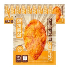 한끼통살 현미크리스피 닭가슴살 허니바사삭 10개입, 10개, 90g