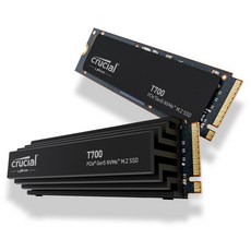 美光Crucial T700 4TB 2TB 1TB PCIe Gen5 M.2 SSD固態硬碟 (含散熱片)