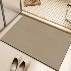 防滑吸水浴室地墊 40*60cm, 經典咖, 1個