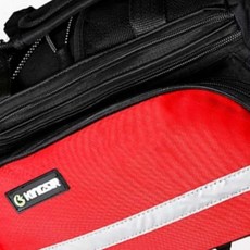 올스토어 자전거 짐받이 가방 투어백 라이딩 백, 1개, 블랙