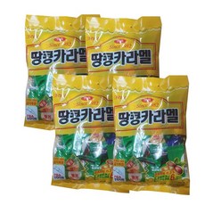 크라운 땅콩카라멜 120g x 4, 1세트