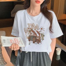 티류으스 여성 여름 수유티 반팔 외출용 사이드 오픈 임산부 산후 빅사이즈 수유복 Lyw