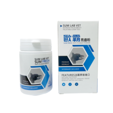 SUM LAB VET SUM FRESH 亮齒粉, 50g, 1個