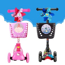 어린이 자전거 킥보드 바람개비 윈드밀 유모차 악세사리, [FC_03_02]자전거 바람개비_유니콘 핑크