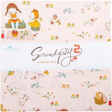 Minki Kim Serendipity 2 25.4cm(10인치) 스태커 42 25.4cm(10인치) 정사각형 레이어 케이크 Riley Blake Designs 10-17300, Minki Kim Serendipity 2 25.4cm