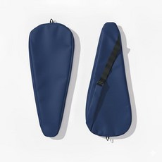 Silfrae 싱글 테니스 라켓 커버 경량 패딩 테니스 라켓 백 (핑크 미디엄), 다크 블루