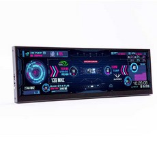 서브모니터 노트북 보조모니터 HDMI 직사각형 인치 LCD, 화이트 14.1인치 4K, 1cm