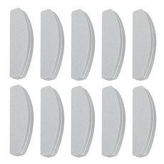 uxcell 10개의 미니 네일 버퍼 100/180 그릿의 네일 샌딩 블록 아크릴 네일 및 자연스러운 네일용 벌크 네일 버핑 폴리싱 블록 그레이