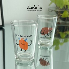 LULUS 心肝baby玻璃杯 一組二入, 心肝杯杯, 1個