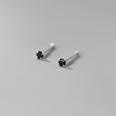 여성을위한 925 실버 3MM 컬러 지르콘 미니 스터드 귀걸이 클래식 피어싱 뼈 액세서리 1 항목, 01 ED0015SBA