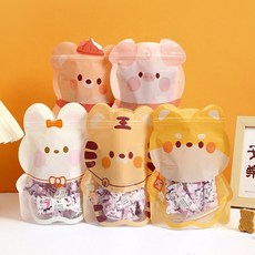 동물 캐릭터 지퍼백 답례품포장, 강아지