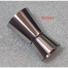 伊吧精選 不鏽鋼雙頭量酒杯，專業酒吧調酒必備，精準刻度盎司杯《A2A75》, 1個