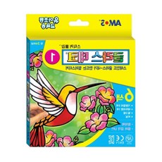 네보자 글라스데코 6색 미술놀이 만들기세트 유리 창의력 만들기키트