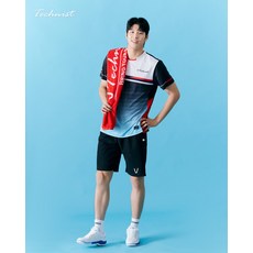 테크니스트 아울렛 TNT5495 남성 여성 반팔티셔츠 게임웨어 배드민턴 탁구 스쿼시 스포츠웨어