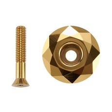 크레바스 자전거스템캡 자전거부품 헤드 악세서리 골드, 1개