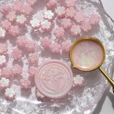 개가방 꽃 모양 씰링 왁스 비즈 카드 봉투 결혼식 초대장 선물 포장 장식에 적합, 1개, 4. A03