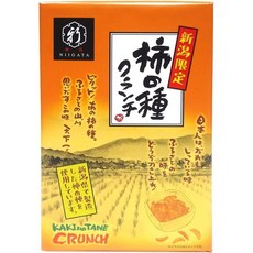 일본 니가타 기념품 한정 감씨 초코 크런치 스낵 16개, 1