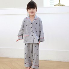 Mimi Cats 6036 心雨純棉男童女童兒童睡衣