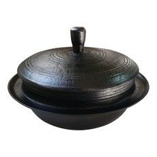 죽마고우 명품 인덕션 무쇠 가마솥 1인부터 18인용 국내산 들기름으로 길들인후 출고, 선택05:명품 무쇠가마솥220호(8인용), 1개