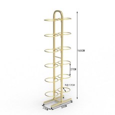 짐볼수납대 돔볼 요가볼 헬스장 수납대 정리대 선반, 1, W. 골드 6겹 공 12개 수납 가능 공 2025cm