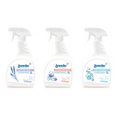 브리더 탈취제 1L 강아지 탈취제 3가지향, 베이비파우더1L, 1개