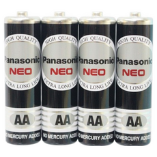 Panasonic 國際牌 3號環保電池 AA-4 (一小包4個入) 3號電池 乾電池 國際牌電池 公司貨, 1套裝