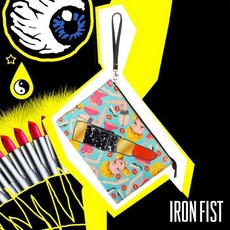 【摩達客】美國Iron Fist鐵拳搖滾大口紅巴比分 手拿包 斜背包 單肩包 側背包, 1個