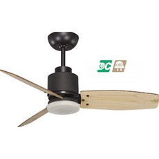 修一 吊扇36吋 柚木黑 DC吊扇燈 dc直流變頻 16瓦／16w三色 台灣製造, 原木黑,黃光