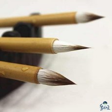 율아트 고급 양모 바림붓 채색붓 겸용 동양화 민화붓 서예 전통 한국화 붓 사군자붓, 채색필겸 바림붓 대