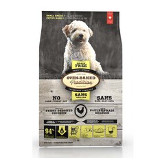 烘焙客 Oven-Baked 寵物飼料 犬糧, 1個, 全齡犬 無穀野放雞 小顆粒, 5.6kg, 雞