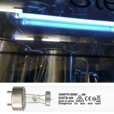 산쿄 G15T8-AN 15W 자외선 살균램프 컵 살균기 전용 교체램프 업소용 식기 UVC 소독램프 일제, 2개, 기타색, 산쿄 15w