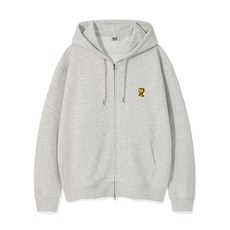 와키윌리 그래픽 키키 와펜 후드집업 라이트그레이 27U395 76U203