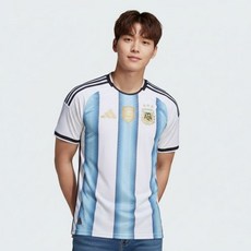 아디다스 아르헨티나 26 홈 저지 - 화이트 아이스블루 JM8396