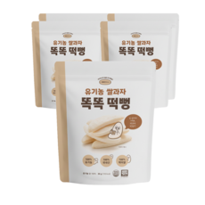 똑똑연구소 무첨가 유기농 쌀과자 똑똑떡뻥, 4개, 30g, 백미맛