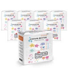 Cooing 베러 오리지널 팬티형 기저귀, 점보형(2XL), 160매