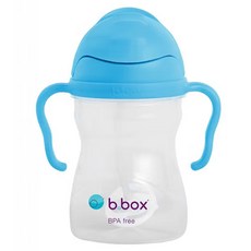 비박스 젤라또 컬러 손잡이 빨대컵, 다크블루, 1개, 240ml