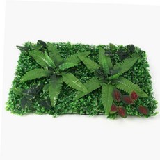 인테리어식물 인테리어 벽 장식 잔디 혼합 고사리 벽조경 모형잔디 60x40cm, 본상품