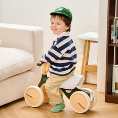 아띠래빗 높이 조절 실내 저소음 유아 미니바이크 붕붕카 +조립용 드라이버 포함 182306, 아띠래빗 그린