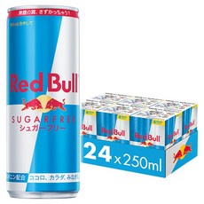 레드불 에너지 드링크 슈가프리 일본버전, 24개, 250ml